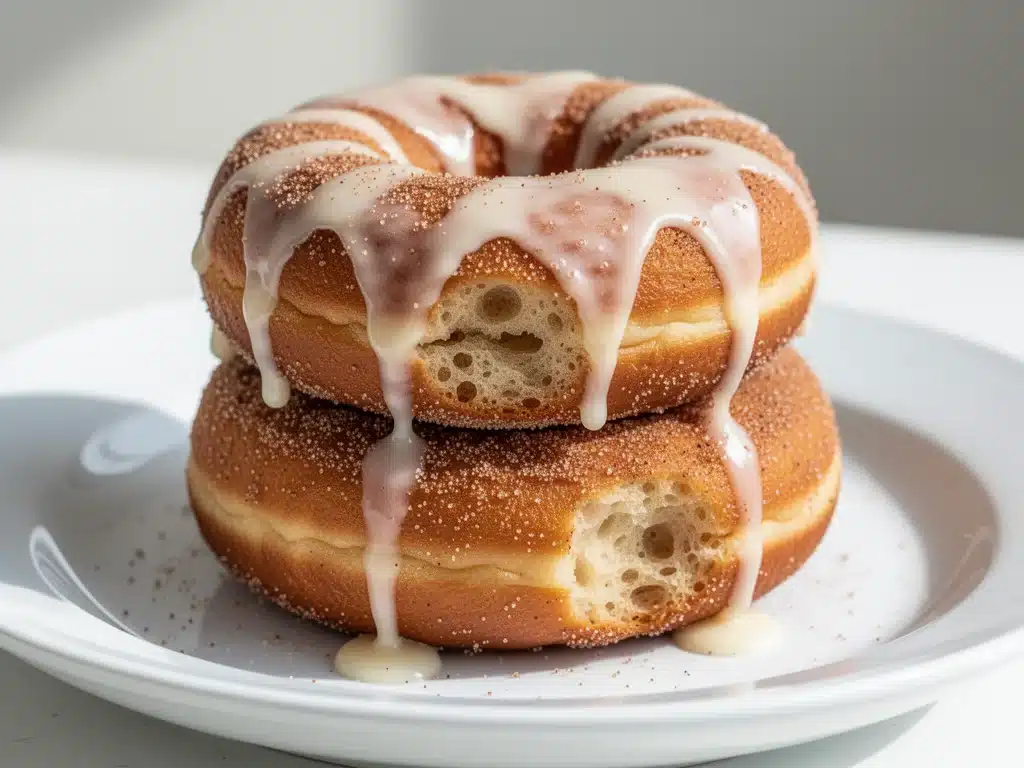 air fryer cinnamon sugar donuts - featured image