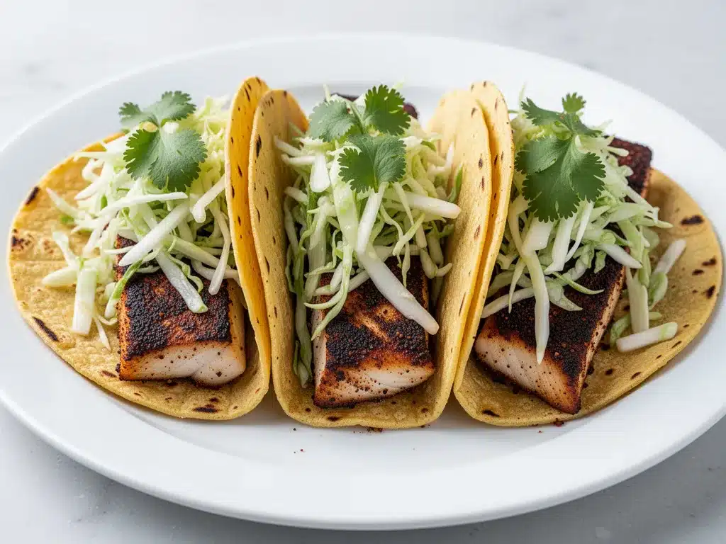 Blackened Cajun Fish Tacos: 20 Min Weeknight Meal 4 blackened Cajun fish tacos preparation steps