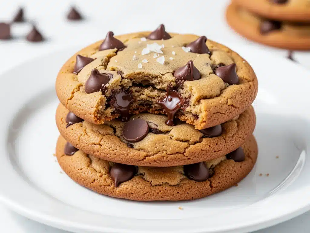 brown butter chocolate chip cookies - featured image