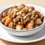 brown sugar cinnamon apple crisp - featured image