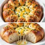 cheesy garlic bread pull-apart rolls - featured image