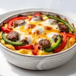 cheesy loaded breakfast casserole - featured image
