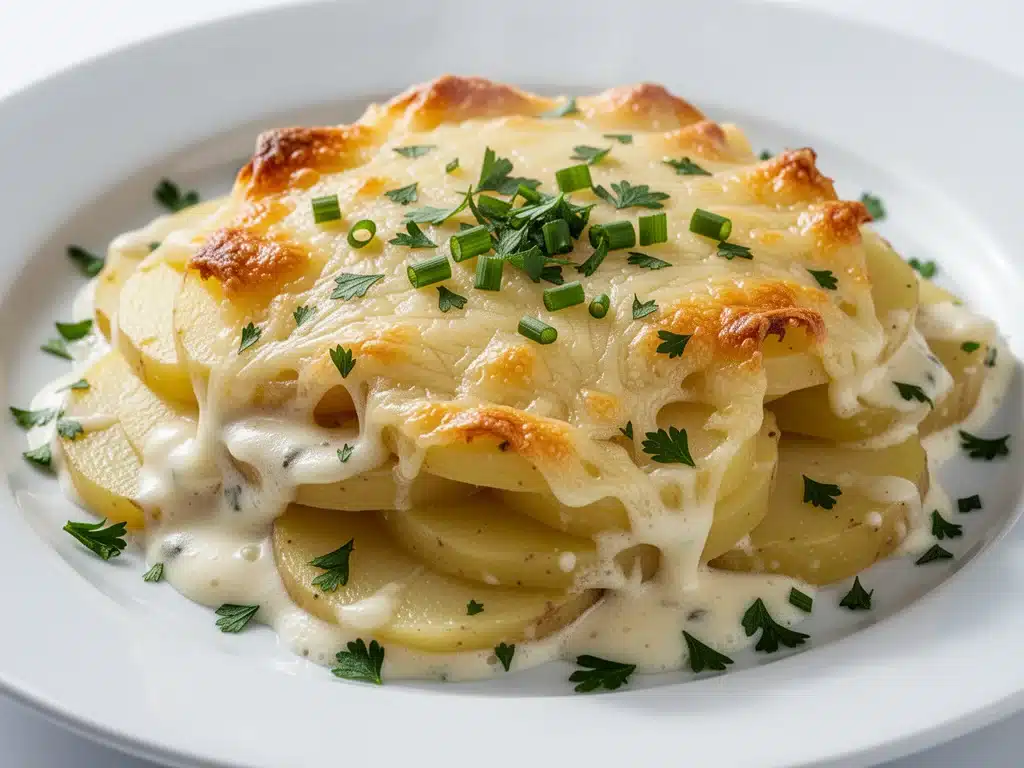 Cheesy Scalloped Potatoes - featured image