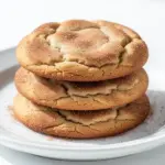 chewy snickerdoodle cookies - featured image