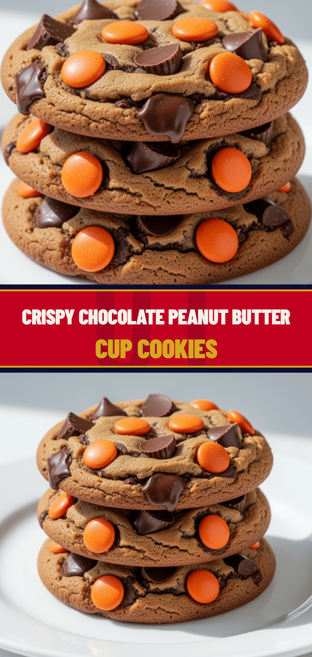 Chocolate Peanut Butter Cup Cookies: Easy Homemade Reeses Pieces Treat 5 Chocolate Peanut Butter Cup Cookies recipe