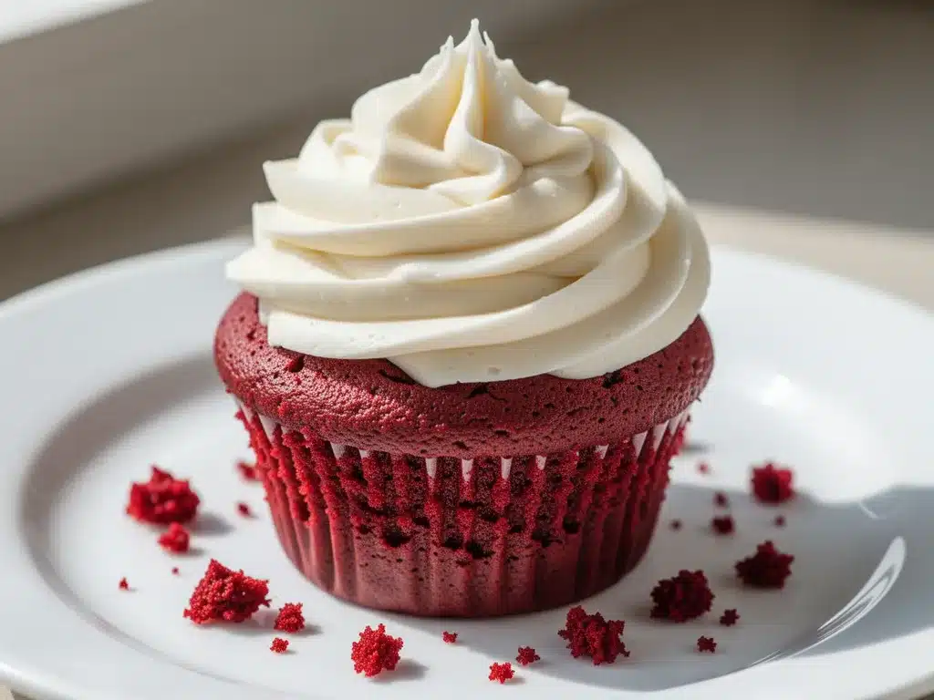Classic Red Velvet Cupcakes: Best 6-Ingredient Cream Cheese Frosting 4 classic red velvet cupcakes preparation steps
