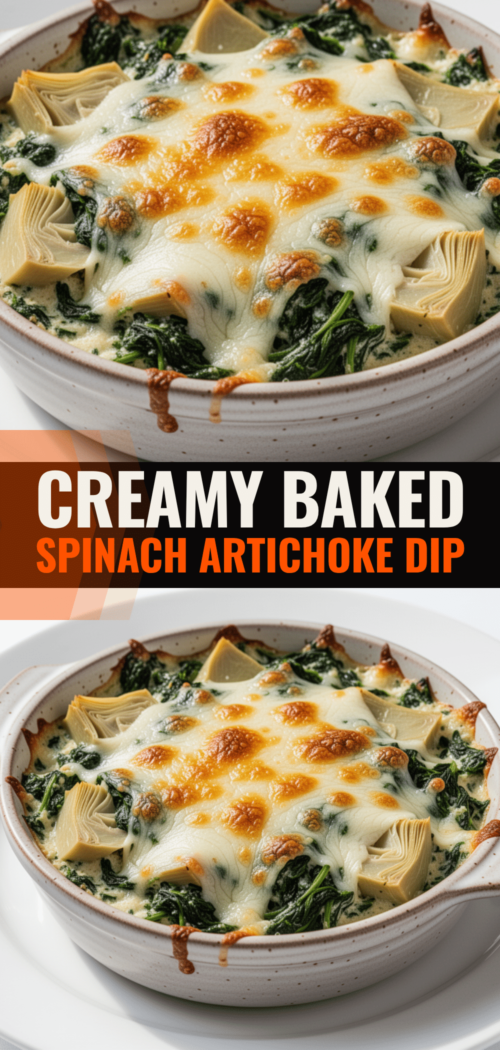 Creamy Baked Spinach Artichoke Dip: 30-Minute Party Appetizer 5 creamy baked spinach artichoke dip recipe