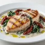 creamy tuscan garlic chicken - featured image
