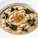 creamy Tuscan white bean soup with kale - featured image