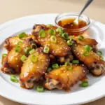 crispy air fryer chicken wings - featured image