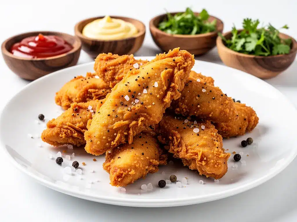 Crispy Fried Chicken Tenders: Easy Buttermilk Marinade 4 crispy fried chicken tenders preparation steps
