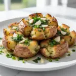 crispy smashed potatoes - featured image