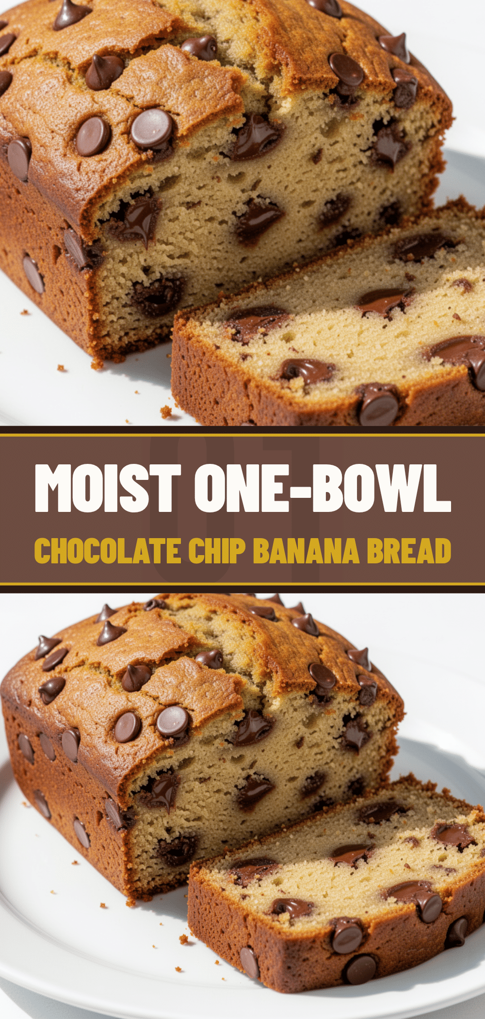 Easy One-Bowl Banana Bread with Chocolate Chips 5 easy one-bowl banana bread with chocolate chips recipe