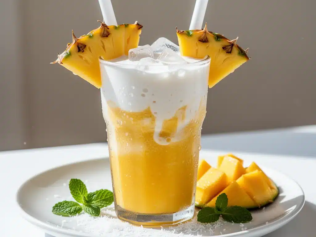 Frozen Mango Pineapple Smoothie: 5-Min Quick Breakfast 4 frozen mango pineapple smoothie preparation steps