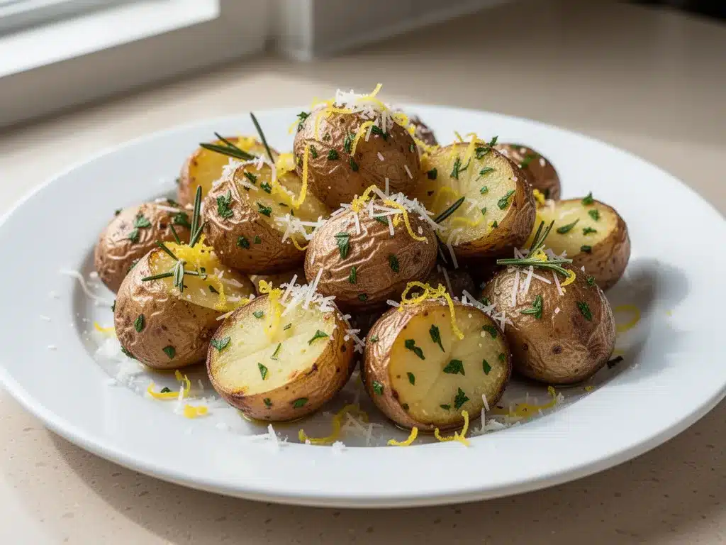 Garlic Herb Roasted Potatoes: 30-Min Easy Side 4 Garlic Herb Roasted Potatoes preparation steps