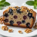gluten-free blueberry banana bread - featured image