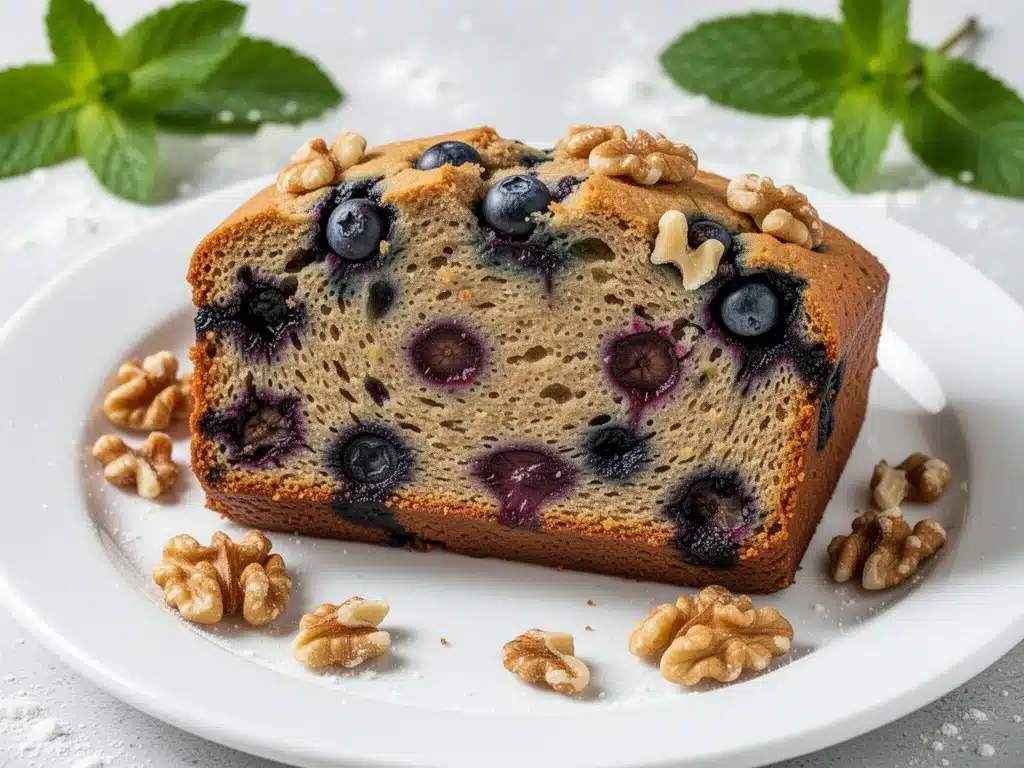 gluten-free blueberry banana bread - featured image