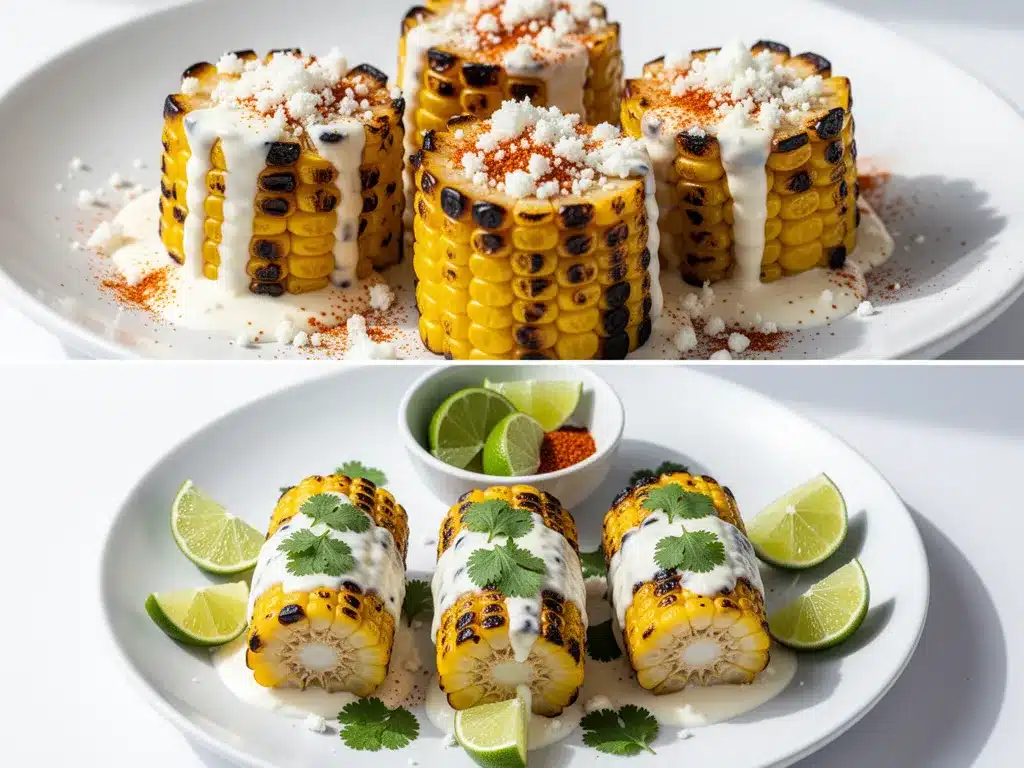 Homemade Elote: 5-Ingredient Grilled Mexican Street Corn 4 Grilled Mexican Street Corn preparation steps