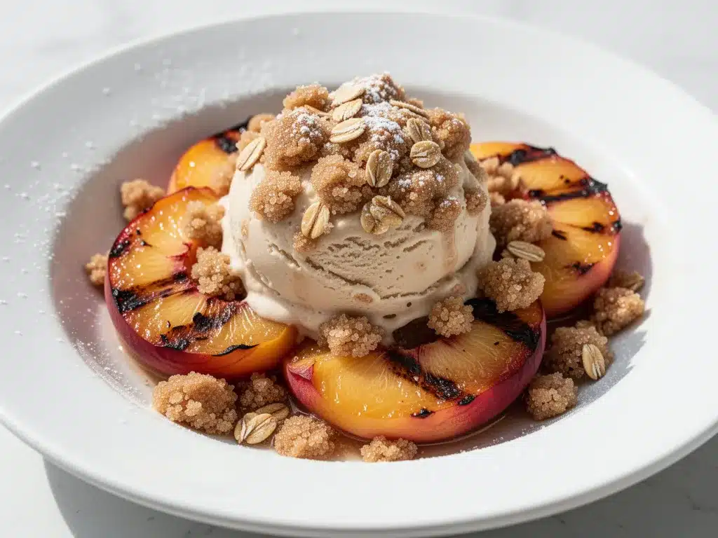 Grilled Peach Cobbler: 5-Step Labor Day Dessert 4 Grilled Peach Cobbler preparation steps