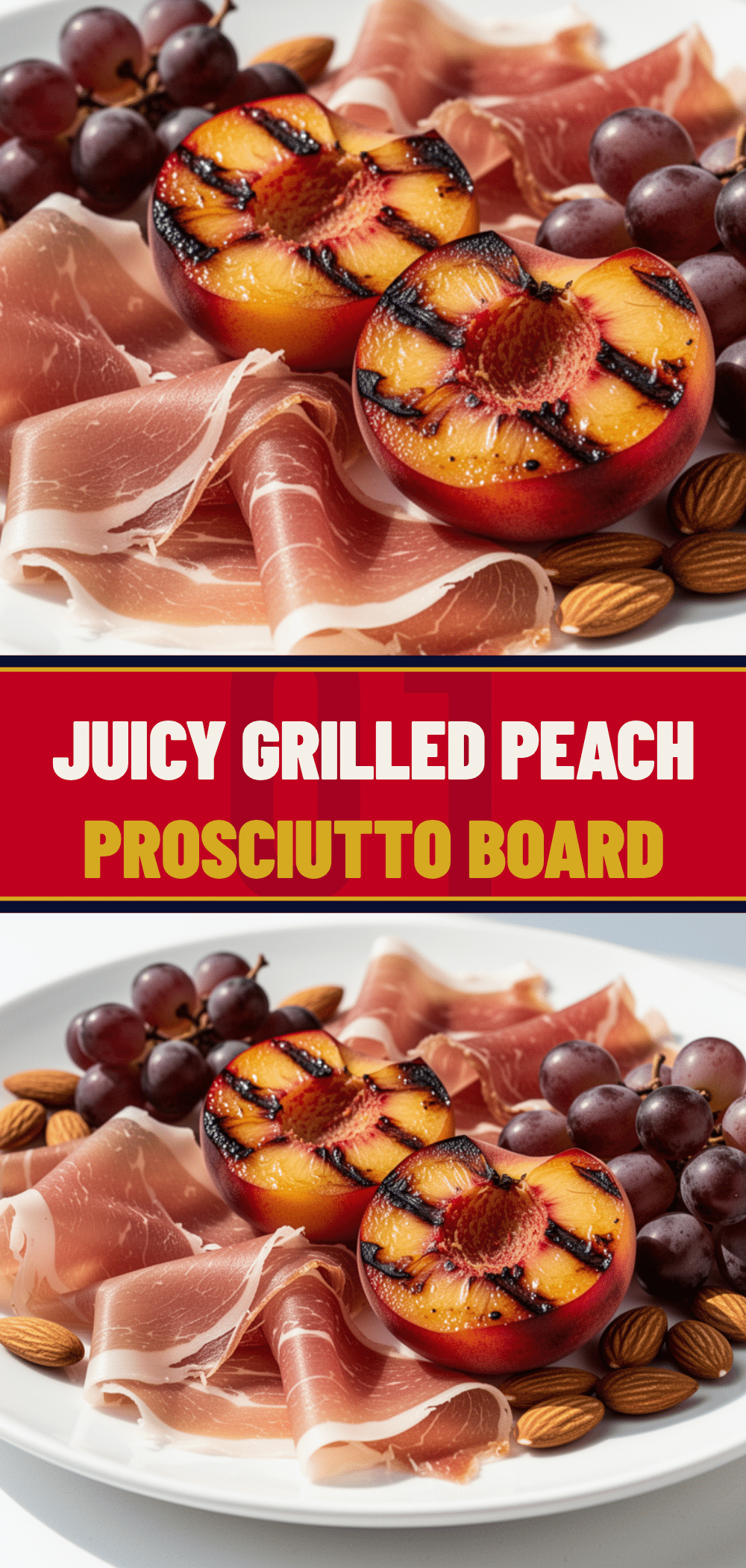 Grilled Peach Prosciutto Charcuterie Board: 5 Easy Labor Day Party Ideas 5 grilled peach prosciutto charcuterie board recipe