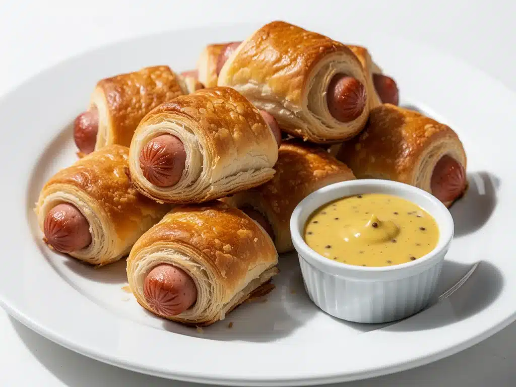 homemade pigs in a blanket - featured image