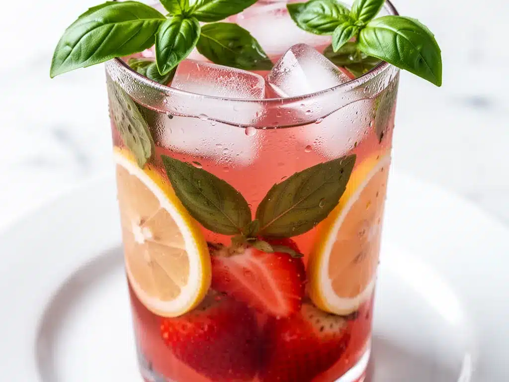 Homemade Strawberry Basil Lemonade: 5-Ingredient Summer Drink 4 homemade strawberry basil lemonade preparation steps
