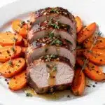 honey garlic glazed pork tenderloin - featured image