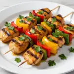 honey mustard chicken skewers - featured image