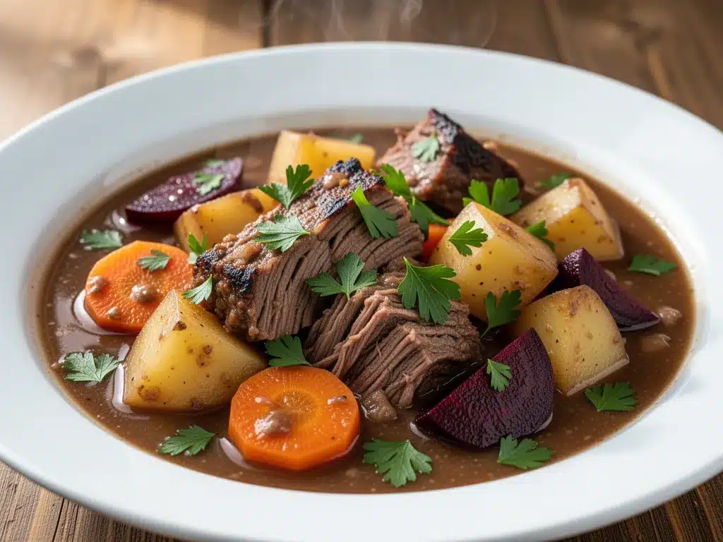 Instant Pot Beef Stew: Easy 15-Minute Weeknight Dinner 4 Instant Pot beef stew preparation steps