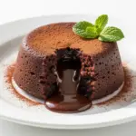 keto chocolate lava cake - featured image