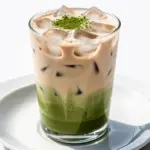 keto iced vanilla matcha latte - featured image