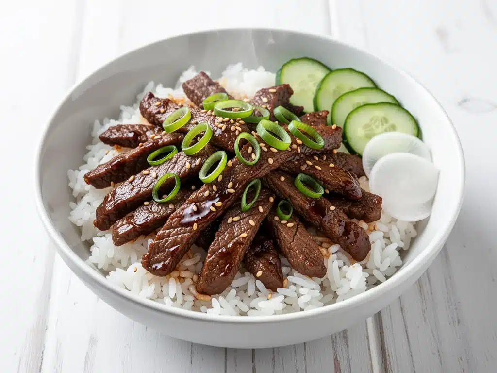 Korean beef bulgogi bowls - featured image