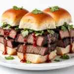 Labor Day Smoked Brisket Sliders - featured image