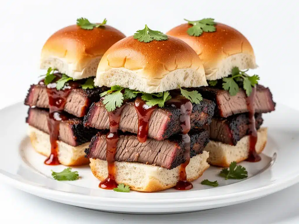 Labor Day Smoked Brisket Sliders: 5-Step Easy Recipe 4 Labor Day Smoked Brisket Sliders preparation steps
