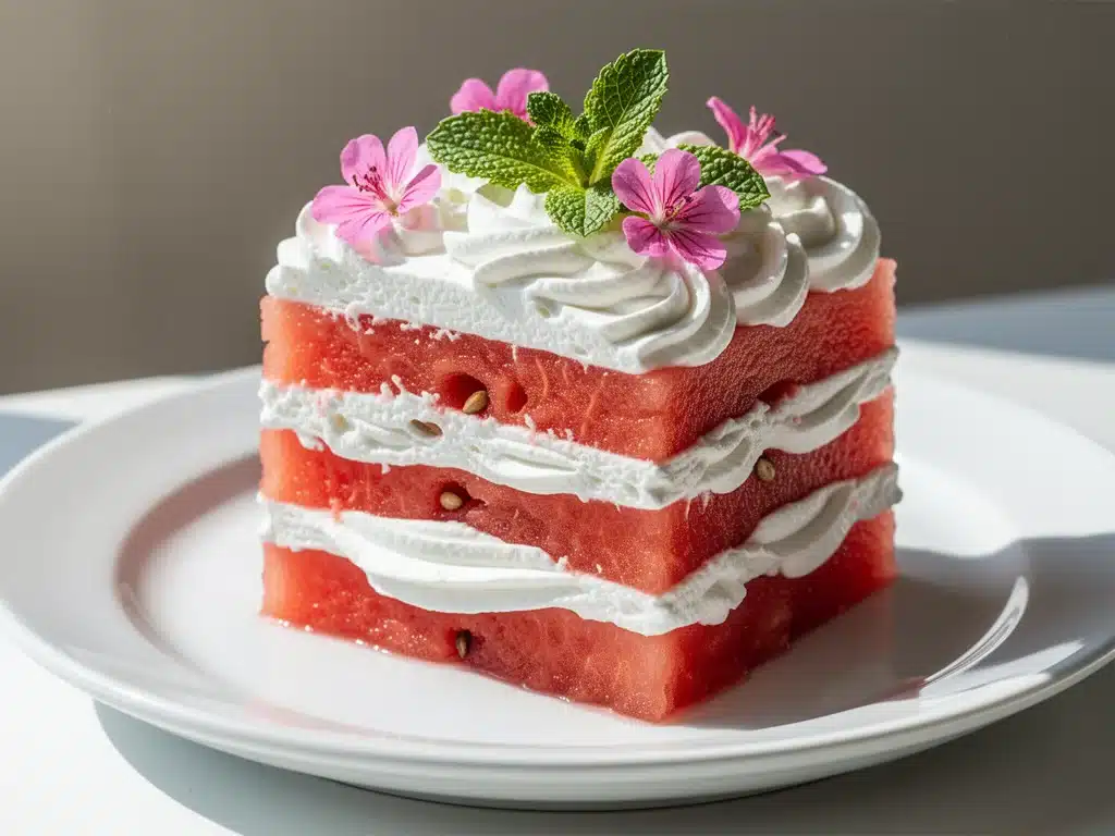 Labor Day Watermelon Cake - featured image