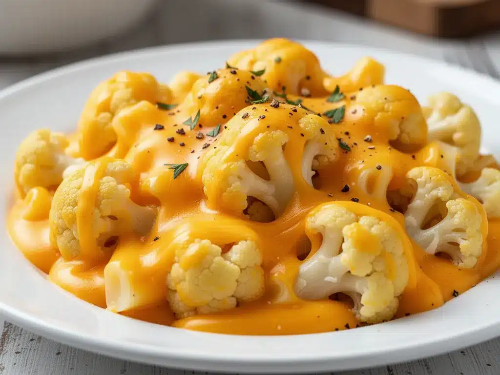 Low-Carb Cauliflower Mac and Cheese: 5-Ingredient Easy Keto Dinner 4 low-carb cauliflower mac and cheese preparation steps