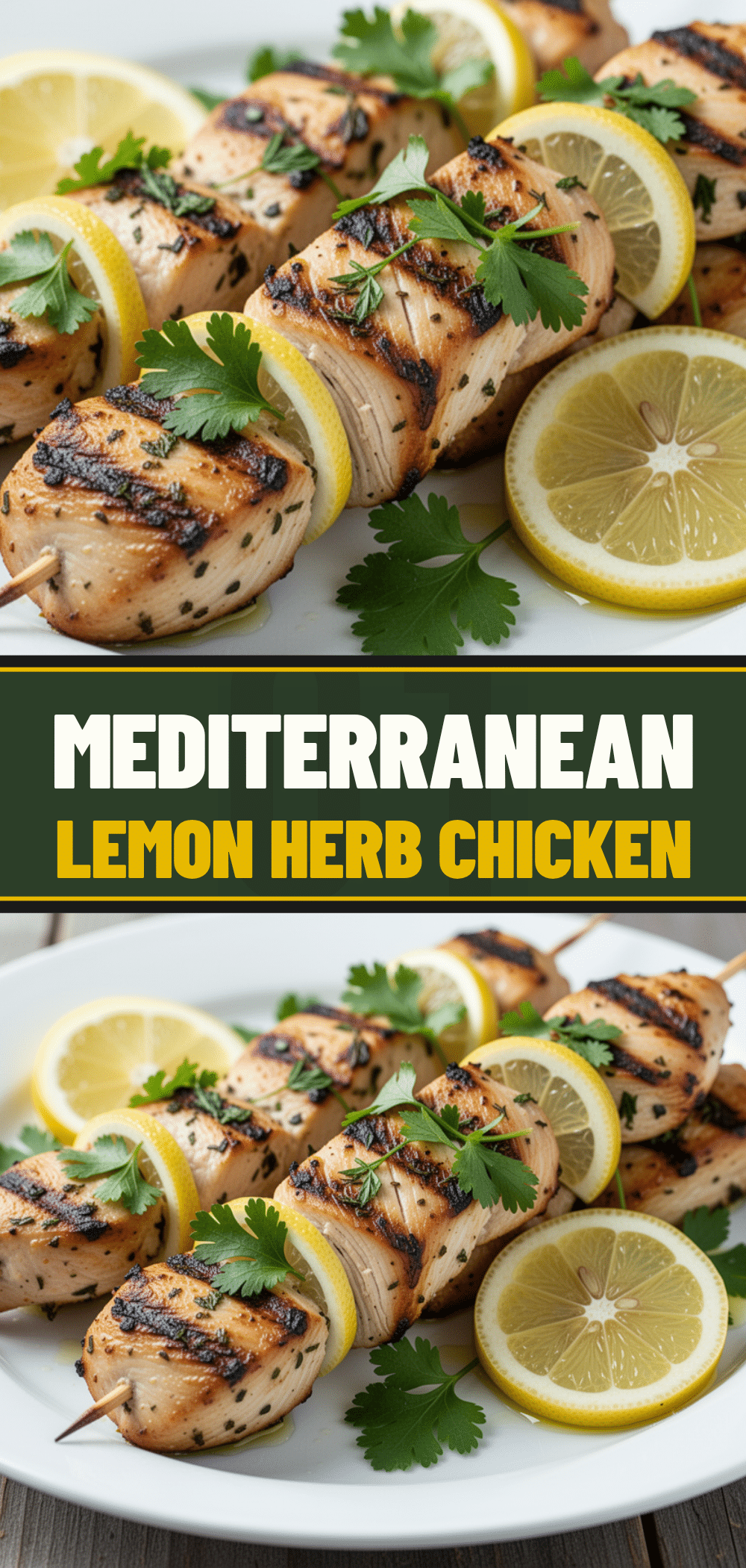 Mediterranean Lemon Herb Grilled Chicken Skewers: Easy Weeknight Dinner 5 Mediterranean Lemon Herb Grilled Chicken Skewers recipe