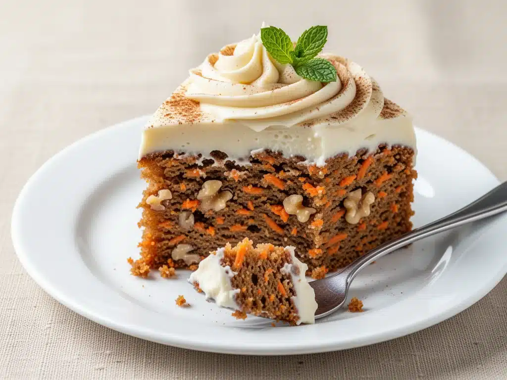 moist carrot cake - featured image