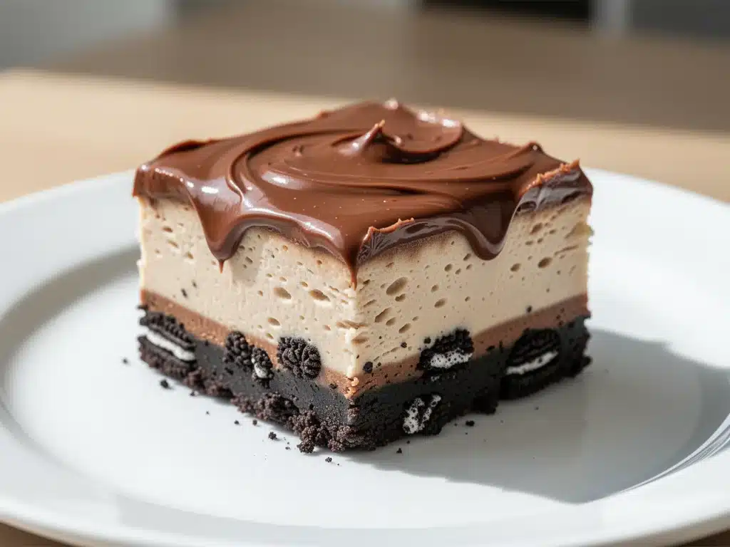 No-Bake Nutella Cheesecake Bars - featured image