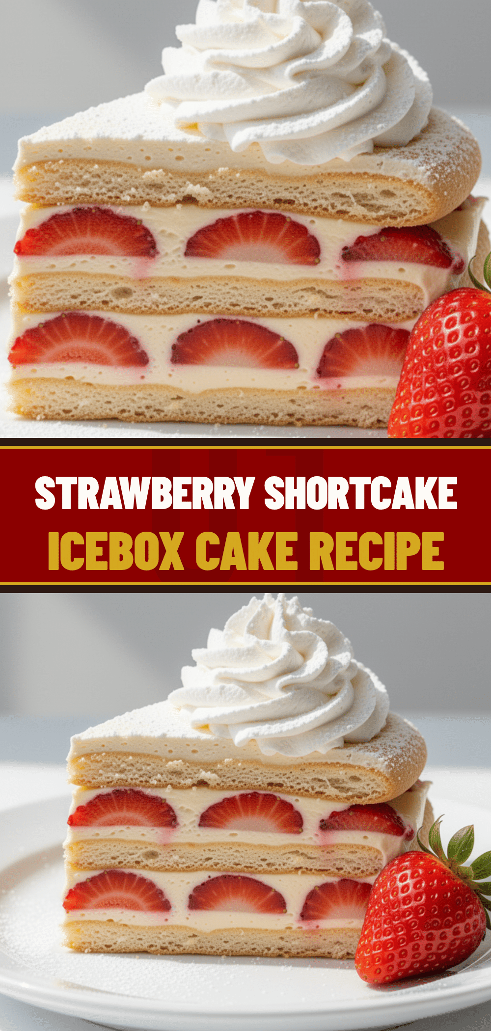 No-Bake Strawberry Shortcake Icebox Cake: The Best Easy Summer Dessert 5 no-bake strawberry shortcake icebox cake recipe