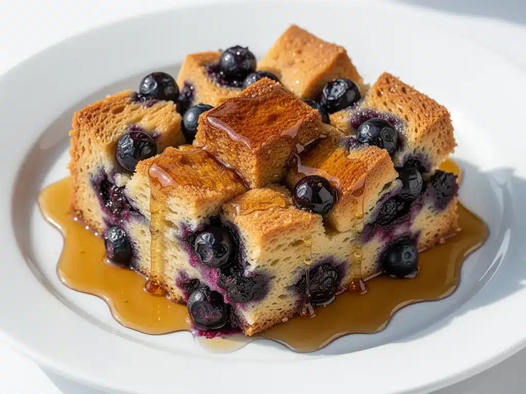 Overnight Blueberry French Toast Casserole: Easy Holiday Recipe 4 Overnight Blueberry French Toast Casserole preparation steps