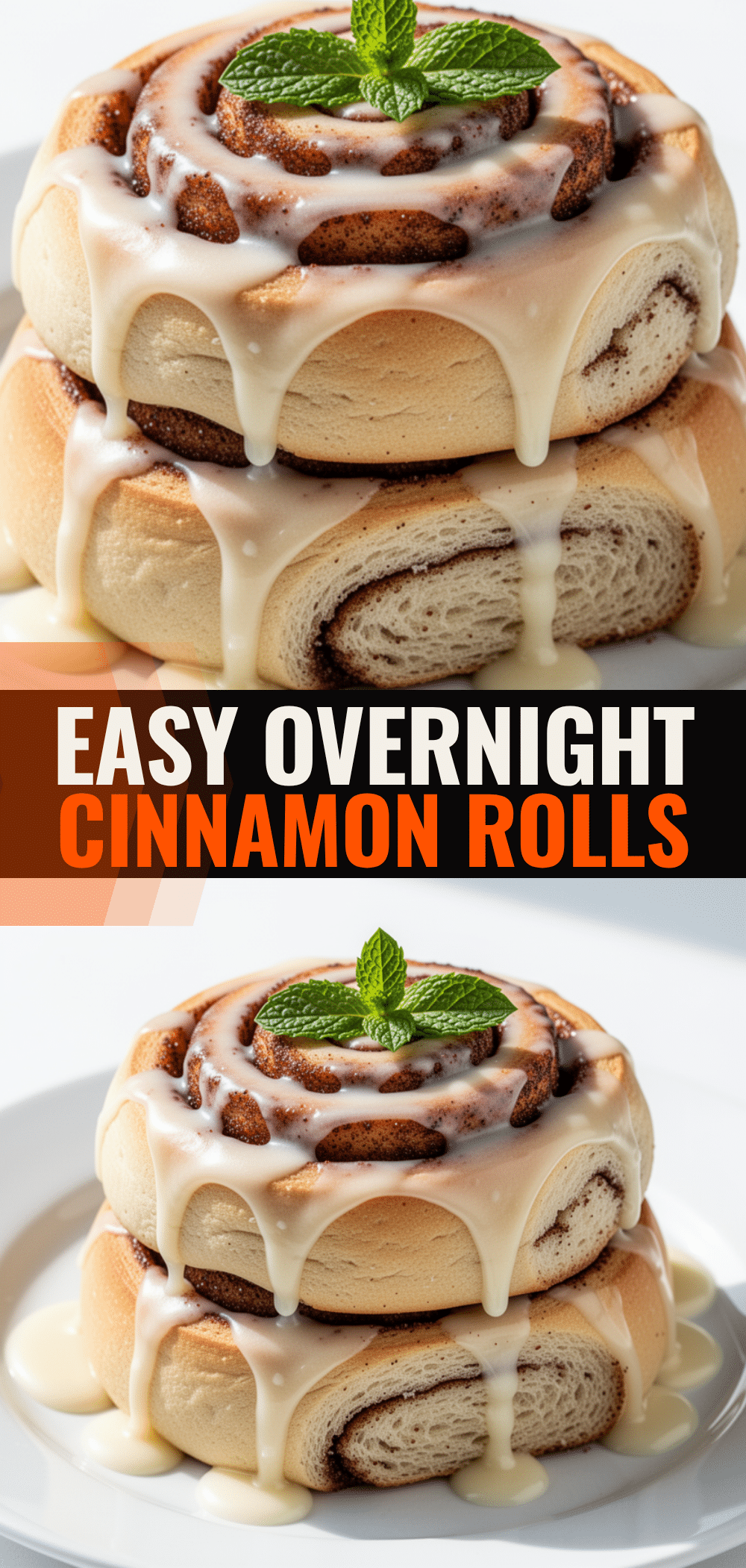 Overnight Cinnamon Rolls: 5-Ingredient Glaze 5 overnight cinnamon rolls recipe