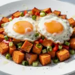 savory sweet potato breakfast hash - featured image