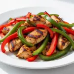 sheet pan chicken fajitas - featured image