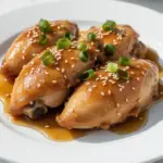 slow cooker honey garlic chicken - featured image