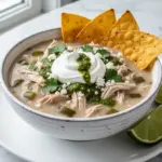 slow cooker white chicken chili - featured image