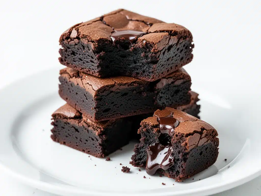 small batch fudgy brownies - featured image