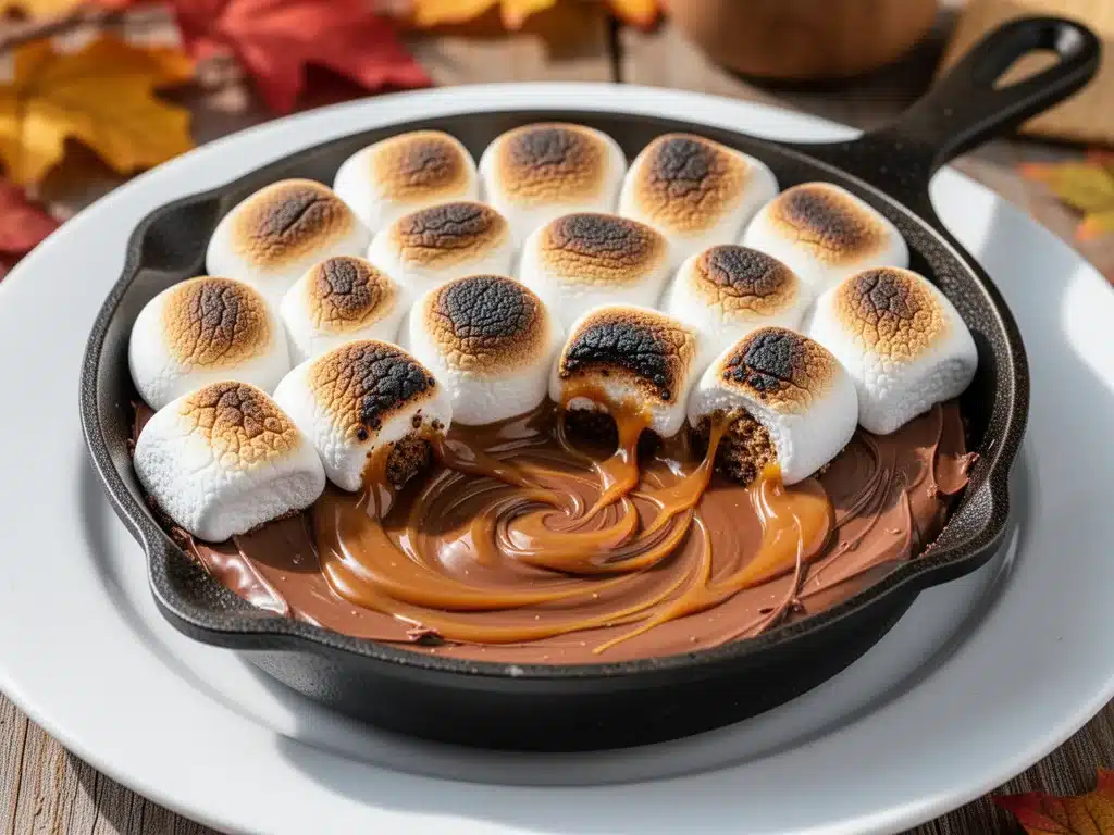 smores skillet dip - featured image