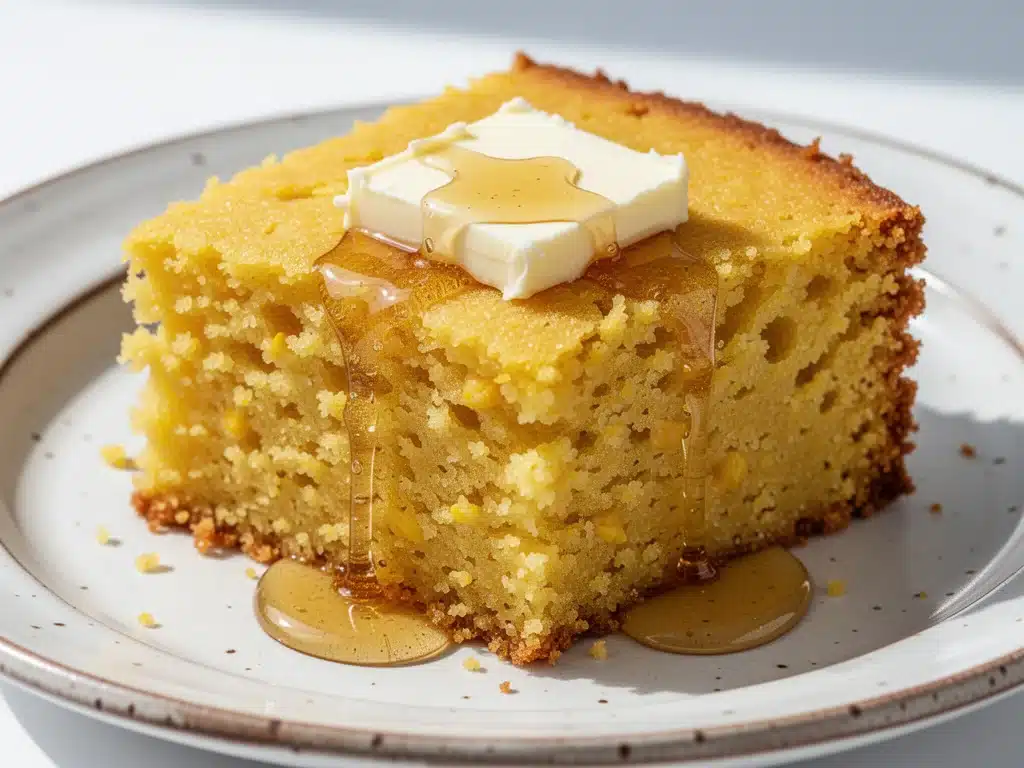 Southern Style Cornbread with Honey Butter - featured image