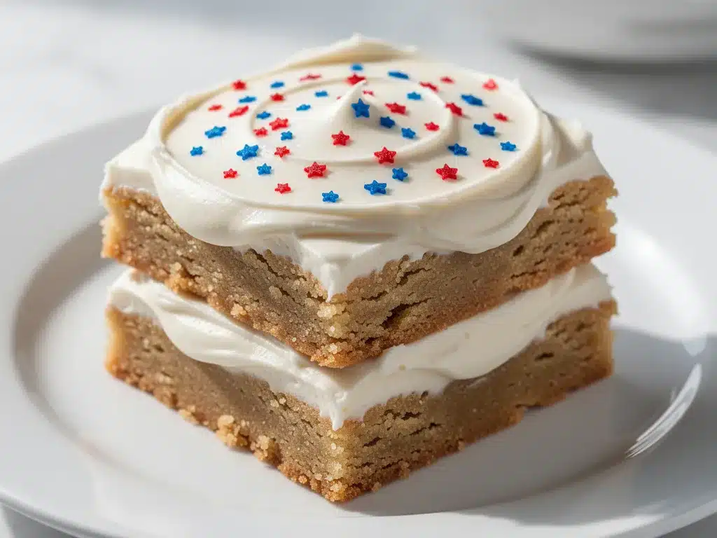 Star-Spangled Sugar Cookie Bars: Easy 4-Ingredient Holiday Dessert 4 Star-Spangled Sugar Cookie Bars preparation steps